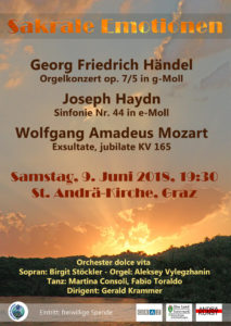 Sakrale Emotionen. Gerald Krammer mit dolce vita